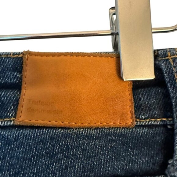 Zara | Blue Trafaluc Denimwear Embroidered Distressed Jeans Size 10 - Picture 5 of 11